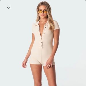 Lucia ribbed romper
